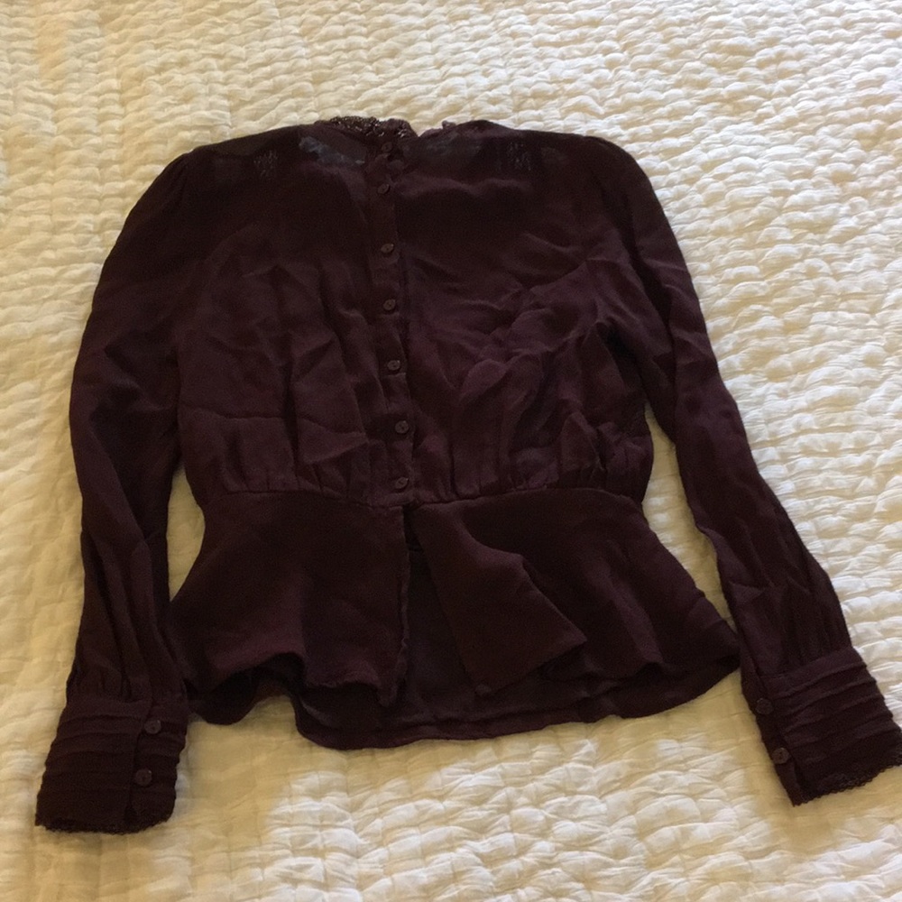 Gorgeous Astr The Label Mock Neck Blouse